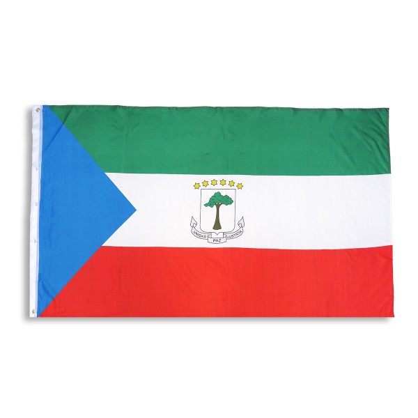 Äquatorial Guinea Fahne Flagge 90 x 150 cm Fanartikel Hissfahne WM EM